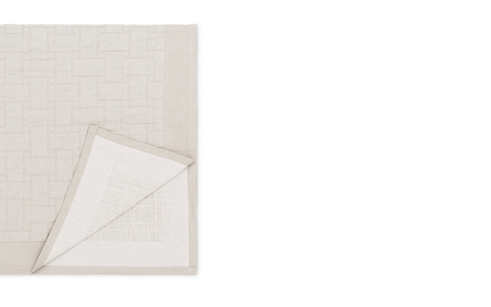 Normann Copenhagen Slumber sengetæppe, Weave Warm Grey - 250x250 cm. - Bahne